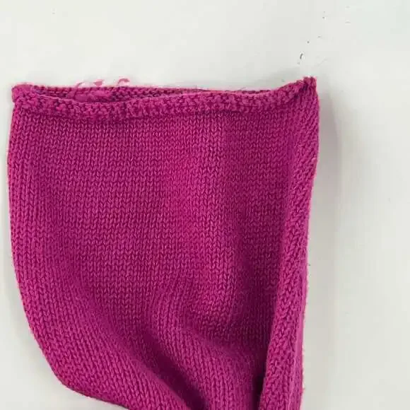 Eileen Fisher Purple Cotton Tencel Pullover | 1X Plus, Peru Knit - Picture 4 of 4